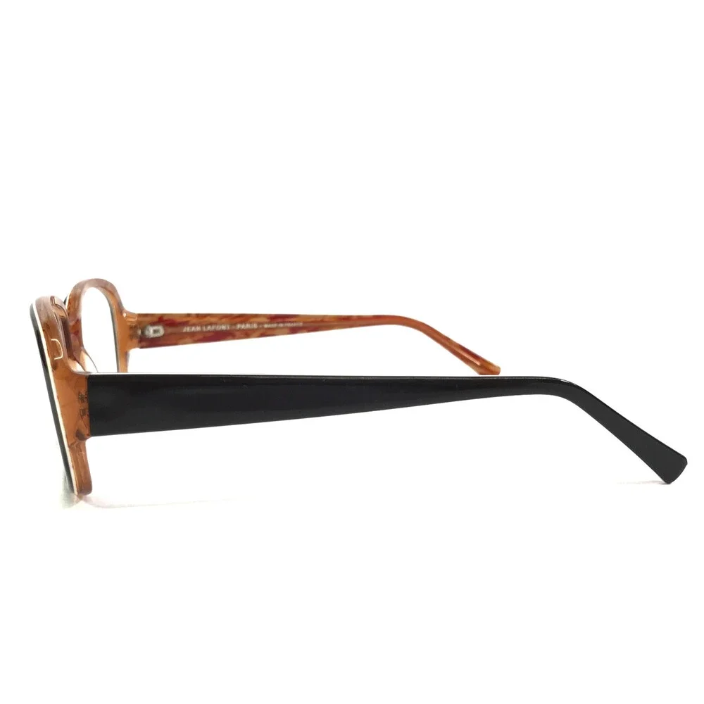 Jean Lafont Eyeglasses Frames EXLIBRIS 537 Black Brown Square Full Rim 52-18-137